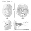 Máscara Facial LED 7 Cores com Fototerapia