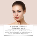 Máscara facial esfoliante de vitamina C