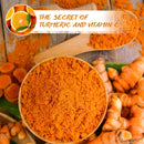 Máscara facial esfoliante de vitamina C