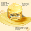 Máscara facial esfoliante de vitamina C