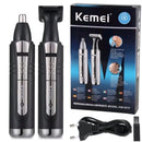 Máquina de Corte e Acabamento Kemei KM-6511 – Multifuncional Recarregável