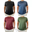 Kit com 4 Camisetas Masculinas Malha Fria – Dry Fit | Conforto e Estilo para Treinar ou Usar no Dia a Dia