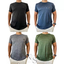Kit com 4 Camisetas Masculinas Malha Fria – Dry Fit | Conforto e Estilo para Treinar ou Usar no Dia a Dia