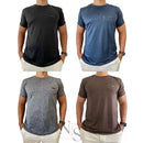 Kit com 4 Camisetas Masculinas Malha Fria – Dry Fit | Conforto e Estilo para Treinar ou Usar no Dia a Dia