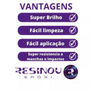 Porcelanato Líquido para Piso 1kg – Resina Epóxi + Endurecedor (Autonivelante)