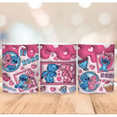 Caneca Xícara Personalizada Lilo e Stitch Disney – Efeito 3D em Porcelana 325ml