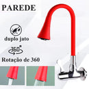 Torneira Gourmet Flexível Cônica com Mangueira de Silicone
