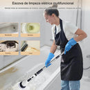 Esfregão Elétrico Giratório Recarregável 9 em 1 – Multiuso, Sem Fio, Ideal para Limpeza Pesada
