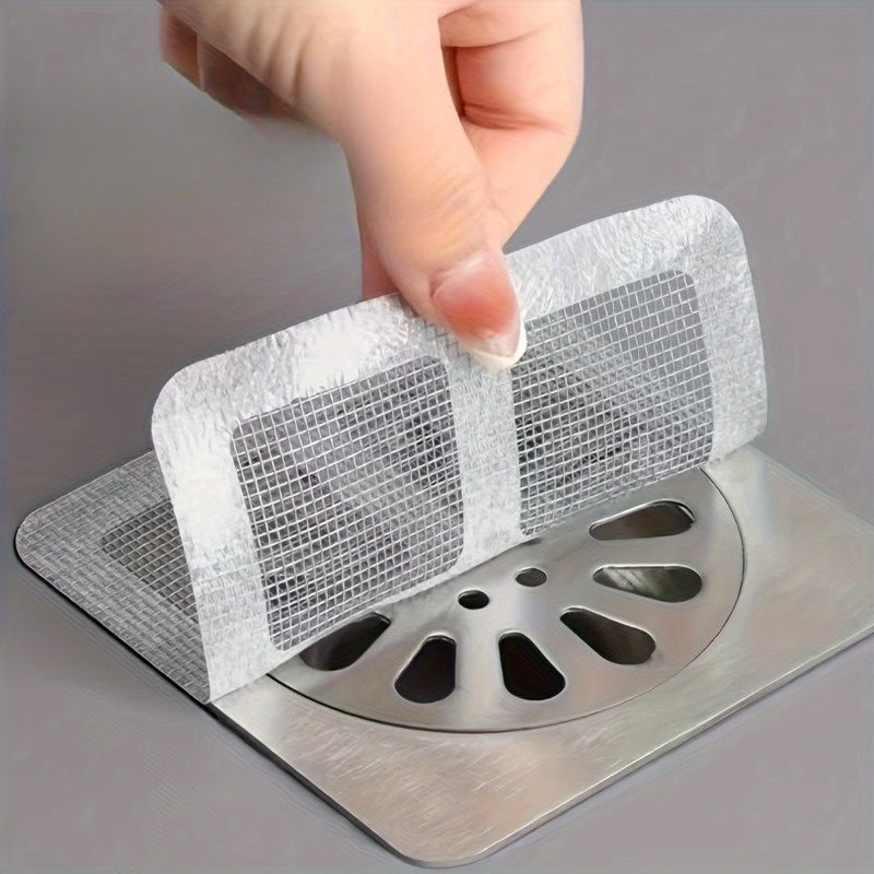 10-Pack Filtros de Drenagem de Plástico, Coletores de Cabelo e Tampões para Pias de Banheiro e Cozinha, Acessórios Essenciais para Banheiro