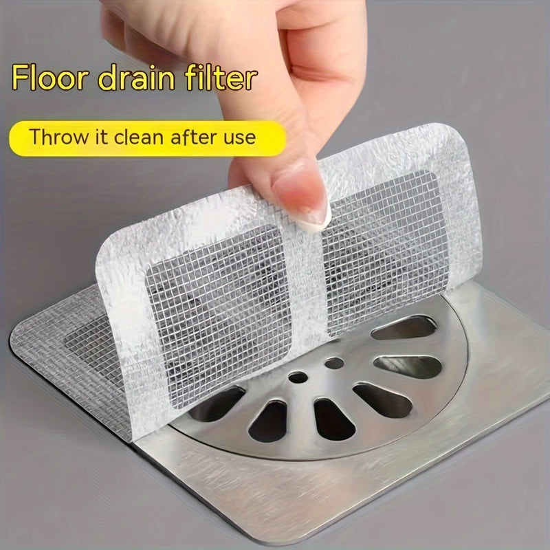 10-Pack Filtros de Drenagem de Plástico, Coletores de Cabelo e Tampões para Pias de Banheiro e Cozinha, Acessórios Essenciais para Banheiro