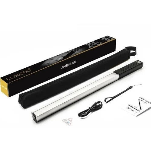Bastão LED RGB Luxceo Q508A – 204 LEDs, Controle Remoto, Bateria Recarregável | Profissional e Portátil