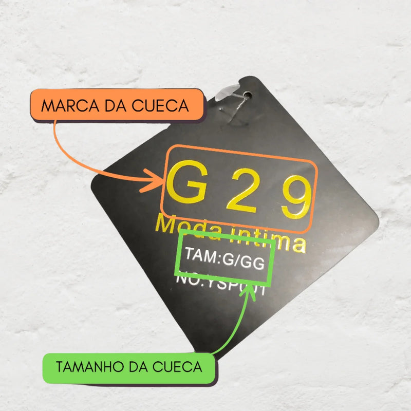 kit com 4 Cuecas Boxer Masculinas Sem Costura de Microfibra