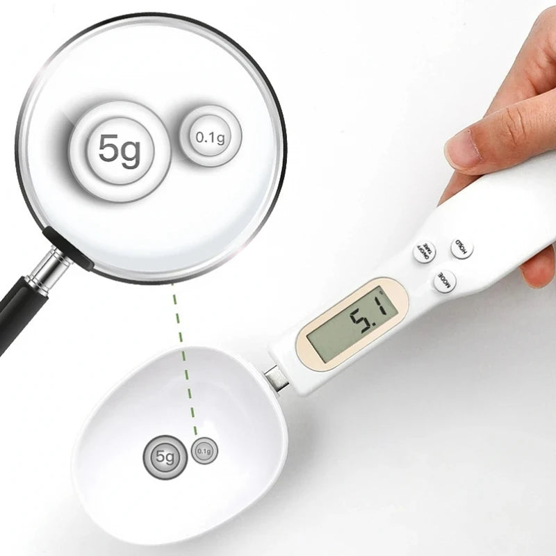 Colher Medidora Digital com Balança LCD – Precisão e Praticidade na Cozinha
