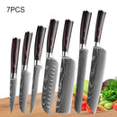 Faca profissional em aço inoxidável