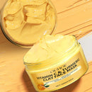 Máscara facial esfoliante de vitamina C
