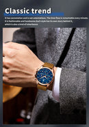 Relógio Poedagar de quartzo masculino luxo esportes à prova água