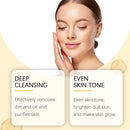 Máscara facial esfoliante de vitamina C