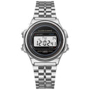 Relógio Feminino Retrô Quadrado Digital Luxo