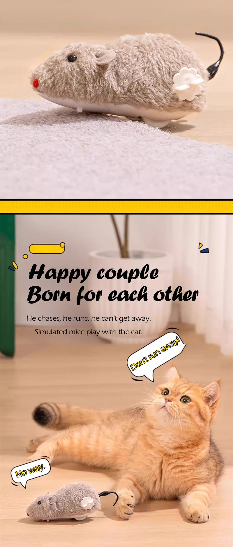 Brinquedos para gatos ratinho