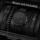 Kit 4/5 Relógio Masculino Estilo Casual – Pulseira Couro/Náilon | Quartzo