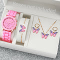 Conjunto Kit 5/6 Relógios de Quartzo | Pulseira de Silicone | Estilo e Elegância para Mulheres e Meninas