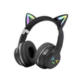 Fones de ouvido bluetooth com microfone, Orelha de gato e com Luzes
