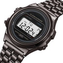 Relógio Feminino Retrô Quadrado Digital Luxo