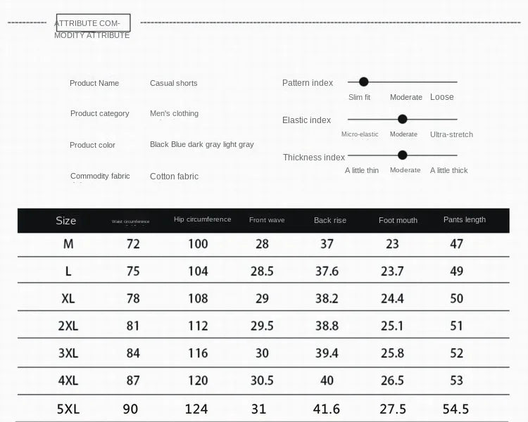 Calções esportivos de comprimento médio masculino