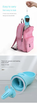 Garrafa Portátil 3 em 1 para Cães e Gatos