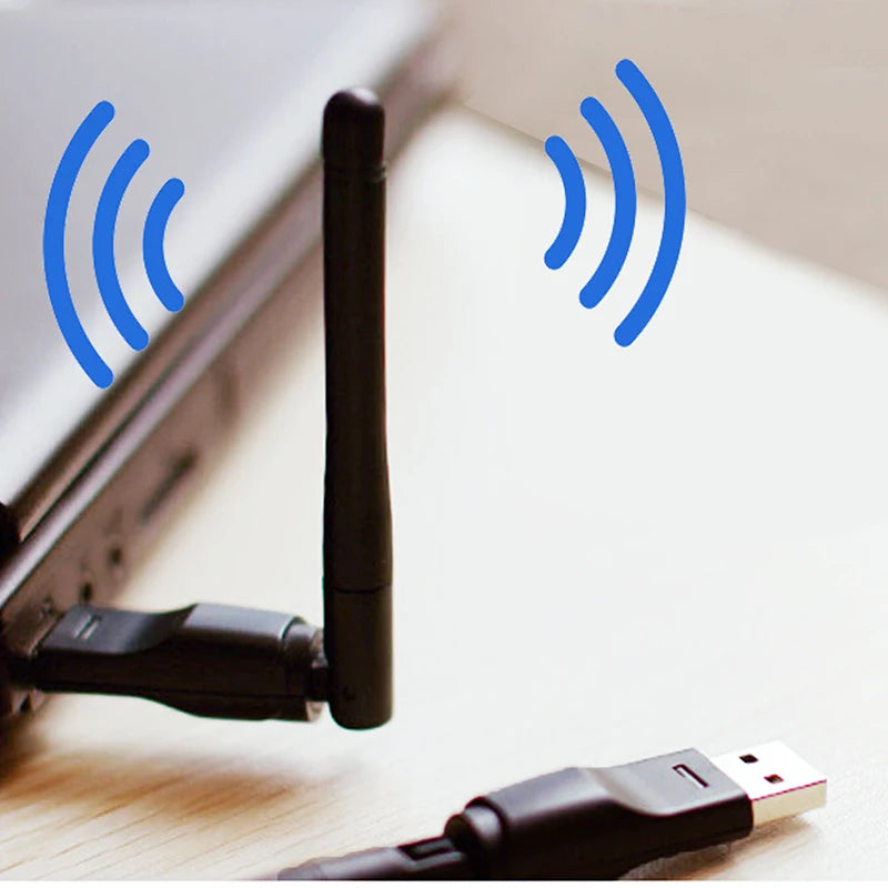 Adaptador Wi-Fi sem fio Mini USB, 150Mbps
