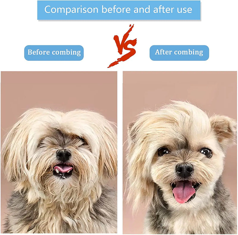 Escova removedora de pelos de cachorro