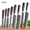 Faca profissional em aço inoxidável