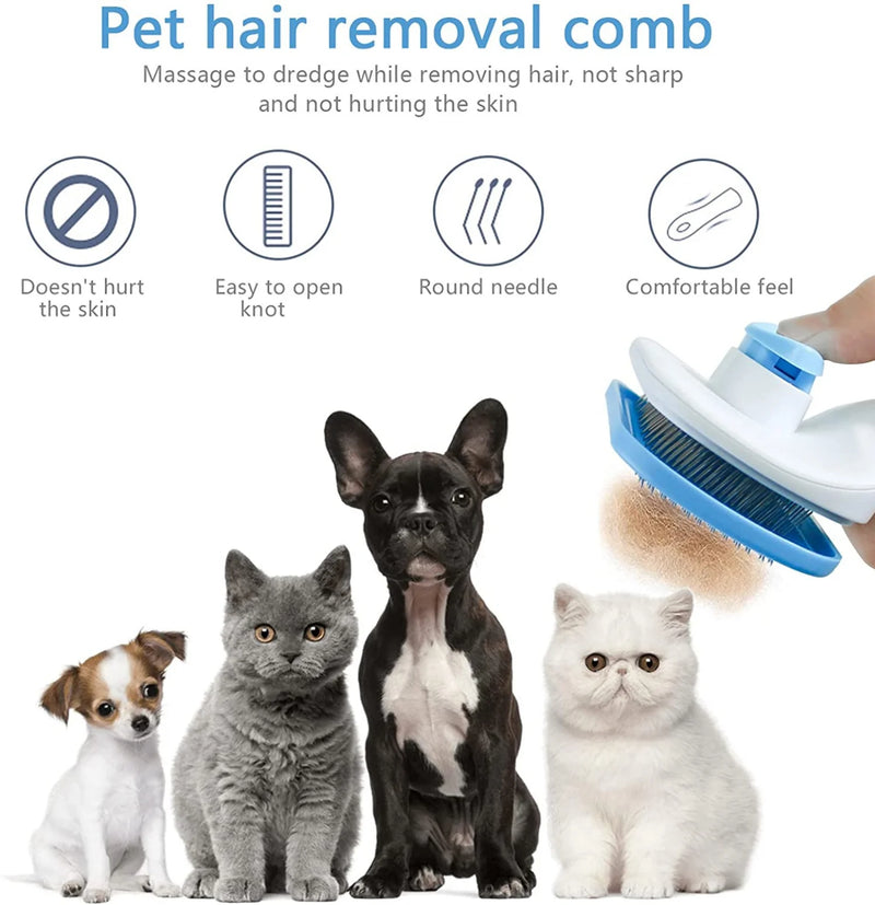Escova removedora de pelos de cachorro