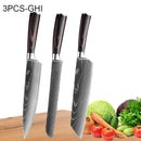 Faca profissional em aço inoxidável