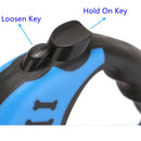 Coleira retrátil para cães de 3 metros e 5 metros