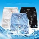 Calções esportivos de comprimento médio masculino