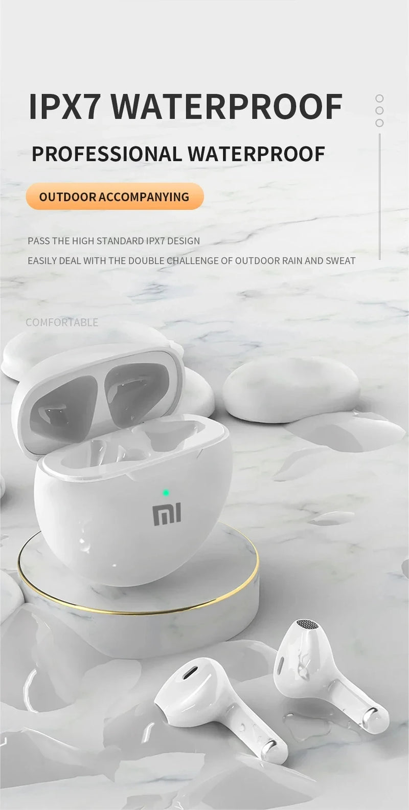 Fone de ouvido sem fio bluetooth 5.2 Xiaomi pro6
