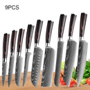 Faca profissional em aço inoxidável