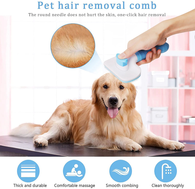 Escova removedora de pelos de cachorro