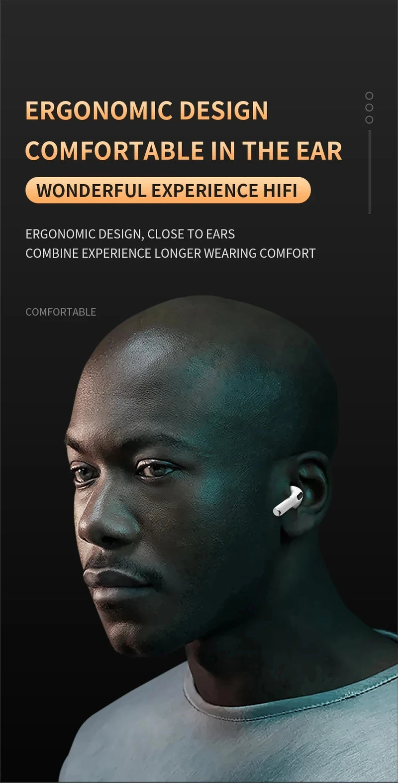 Fone de ouvido sem fio bluetooth 5.2 Xiaomi pro6