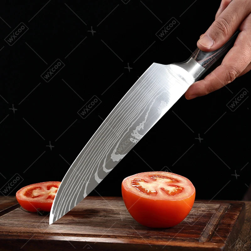 Faca profissional em aço inoxidável