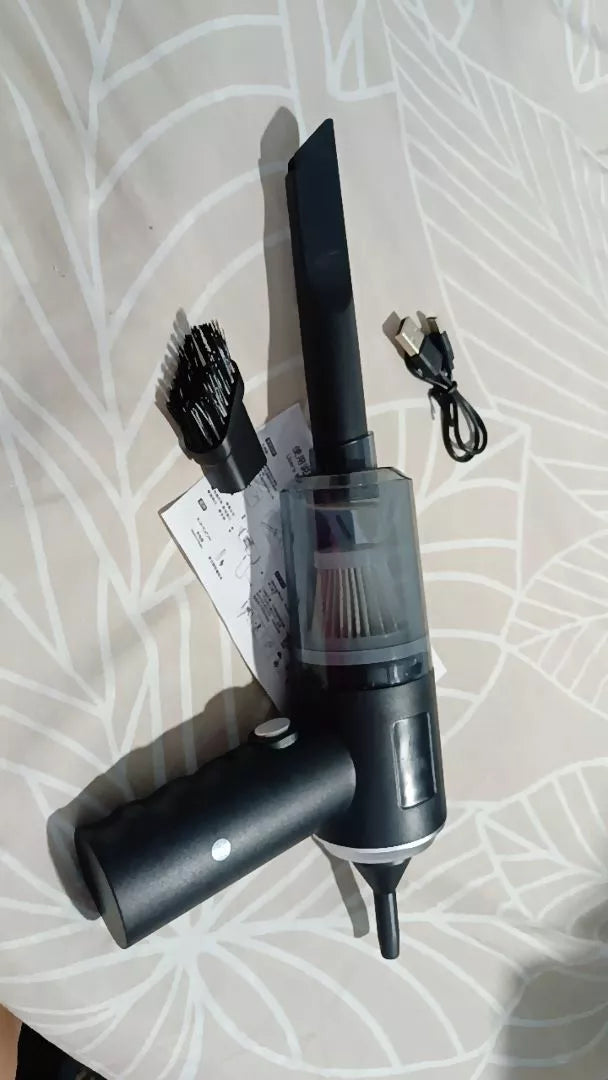 Mini Aspirador de Pó Portátil Recarregável 3 em 1 – Sem Fio – 6000Pa de Sucção