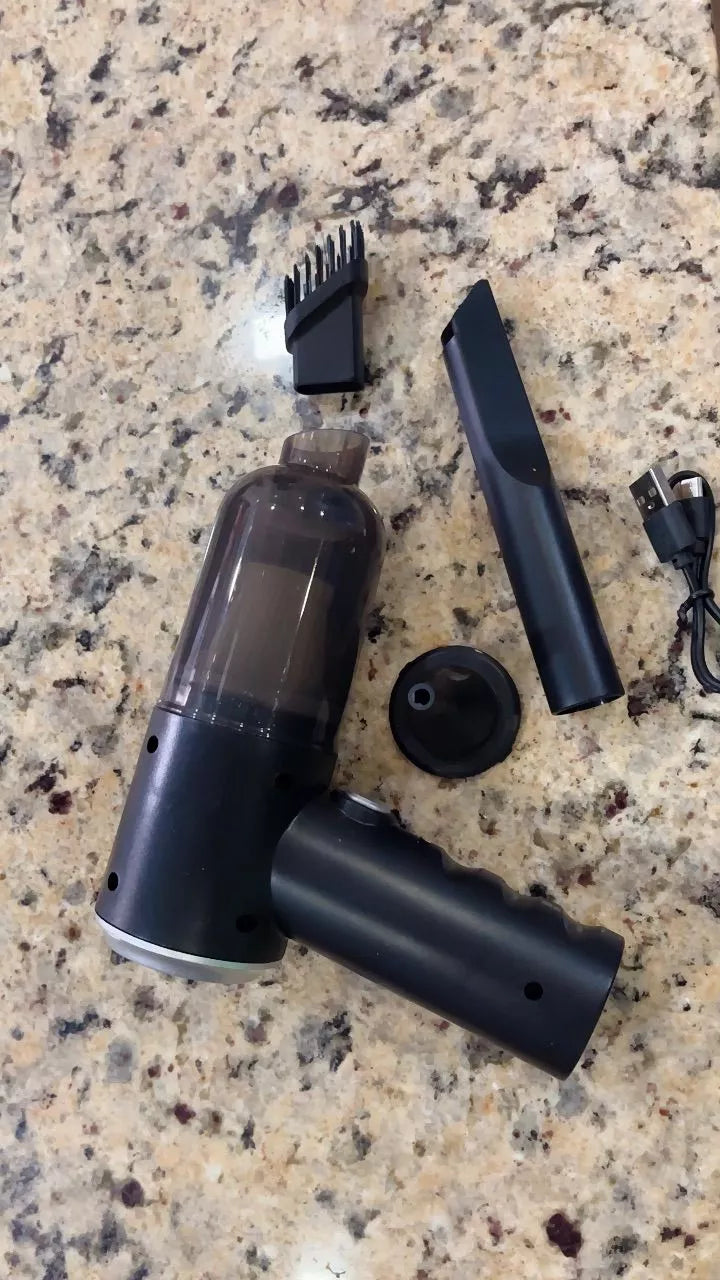 Mini Aspirador de Pó Portátil Recarregável 3 em 1 – Sem Fio – 6000Pa de Sucção