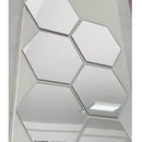 Kit 10 Espelho Adesivo Decorativo Hexágono 12x10cm