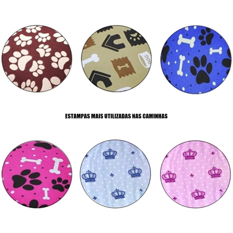 Cama Caminha Pet Lavável para Cachorro e Gato – Pequeno Porte