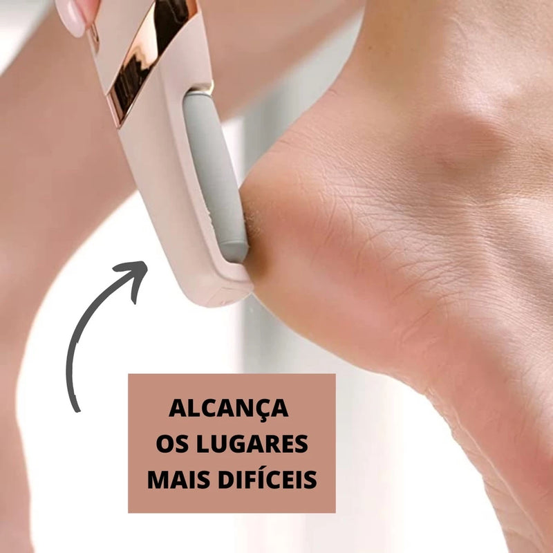Lixador de Pé Elétrico – Esfoliador Portátil com Recarregador USB