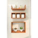 Kit Nicho + Prateleiras Decorativas em MDF – 3 Peças