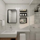 Kit Nicho + Prateleiras Decorativas em MDF – 3 Peças