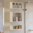 Kit Nicho + Prateleiras Decorativas em MDF – 3 Peças