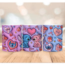 Caneca Xícara Personalizada Lilo e Stitch Disney – Efeito 3D em Porcelana 325ml